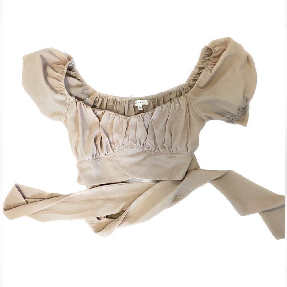 Tie back crop top